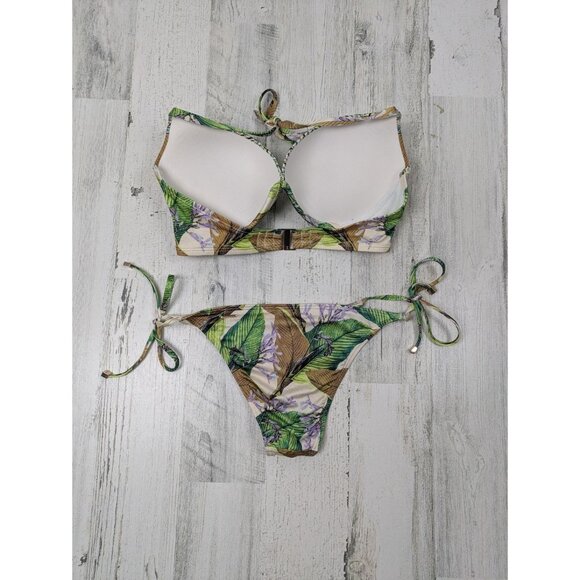 Victoria Secret Halter Tropical Bikini 34D - Picture 6 of 7